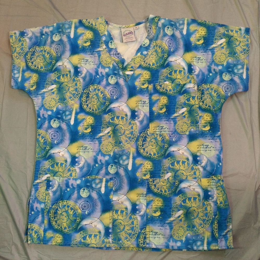 Nursing Nurse's Scrubs Scrub Top M